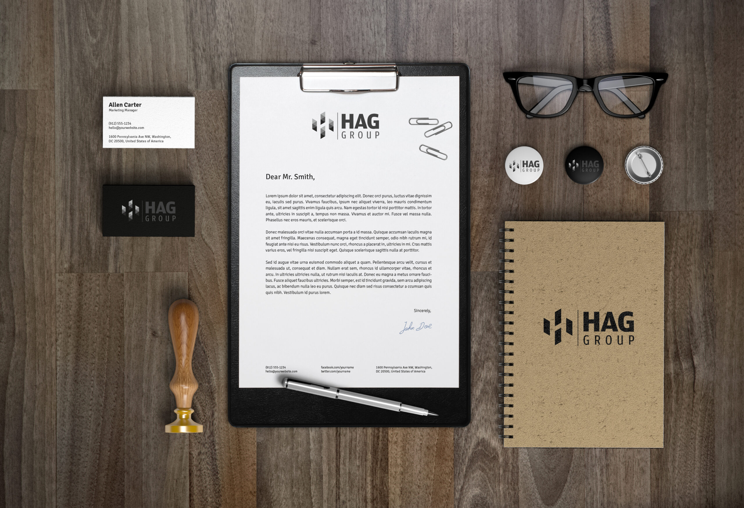 Hag Group Logo Design – Tutusmedia GmbH