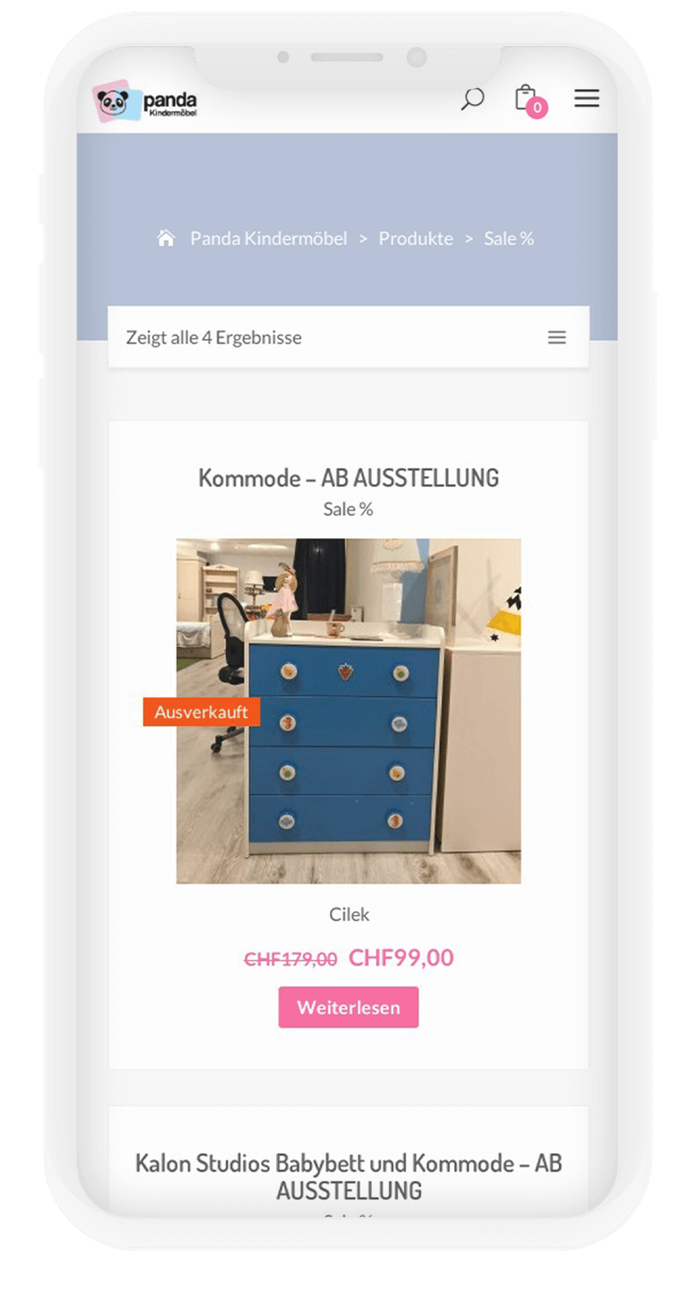 Panda Kindermöbel Kurumsal Website Tasarımı 9 panda9