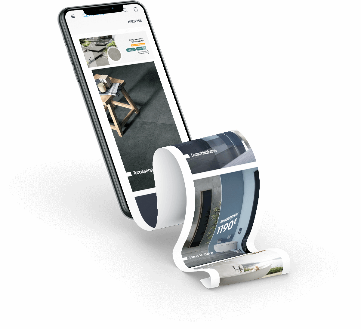 Alpenberger iPhone XS Longscroll Mockup