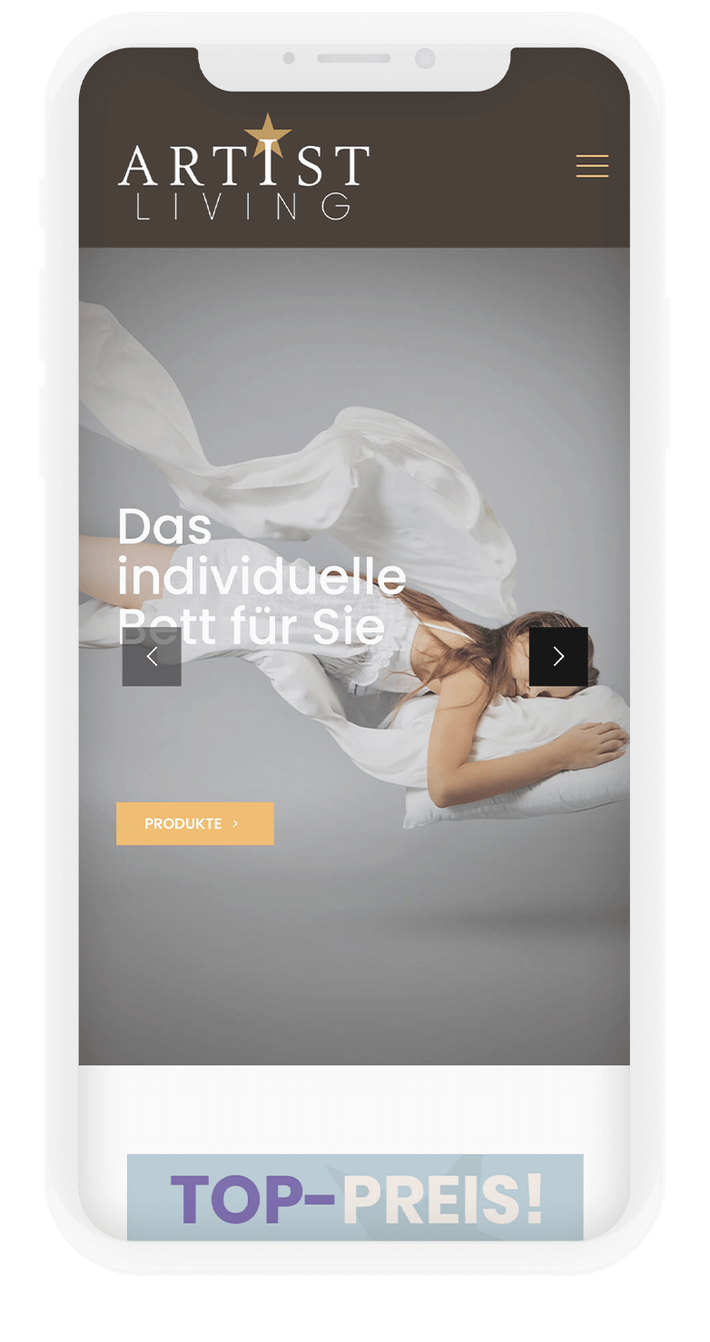 Artist Living Web Sitesi 4 Artistliving Mobile1