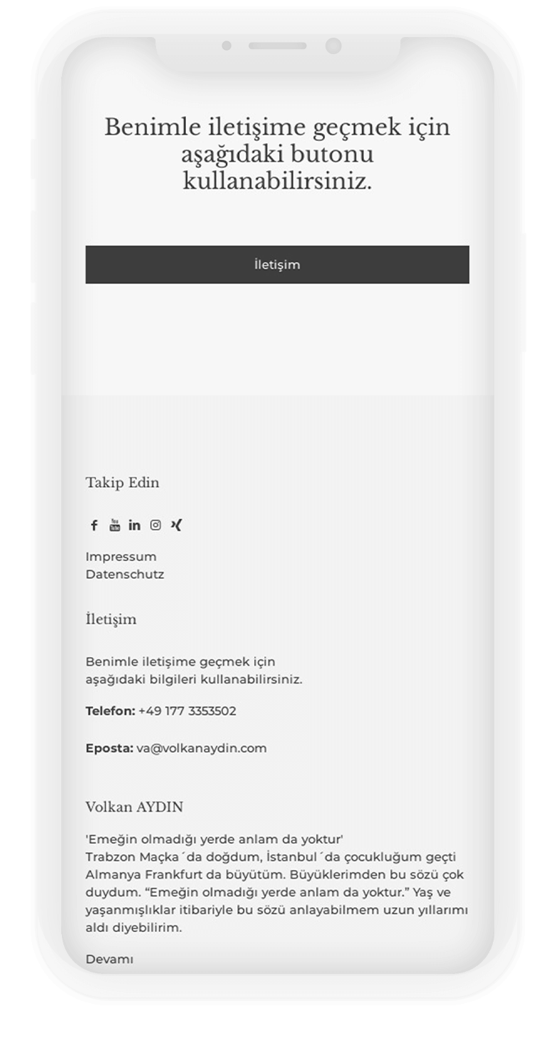 Volkan Aydın Web Sitesi 6 Volkan Aydin Mobile4