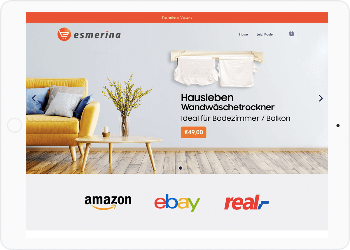 Esmerina Web Sitesi 2 esmerina tablet