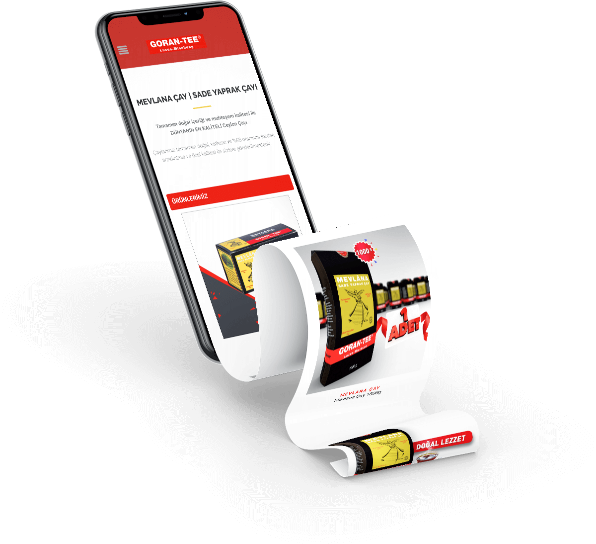 goran tee iPhone XS Longscroll Mockup