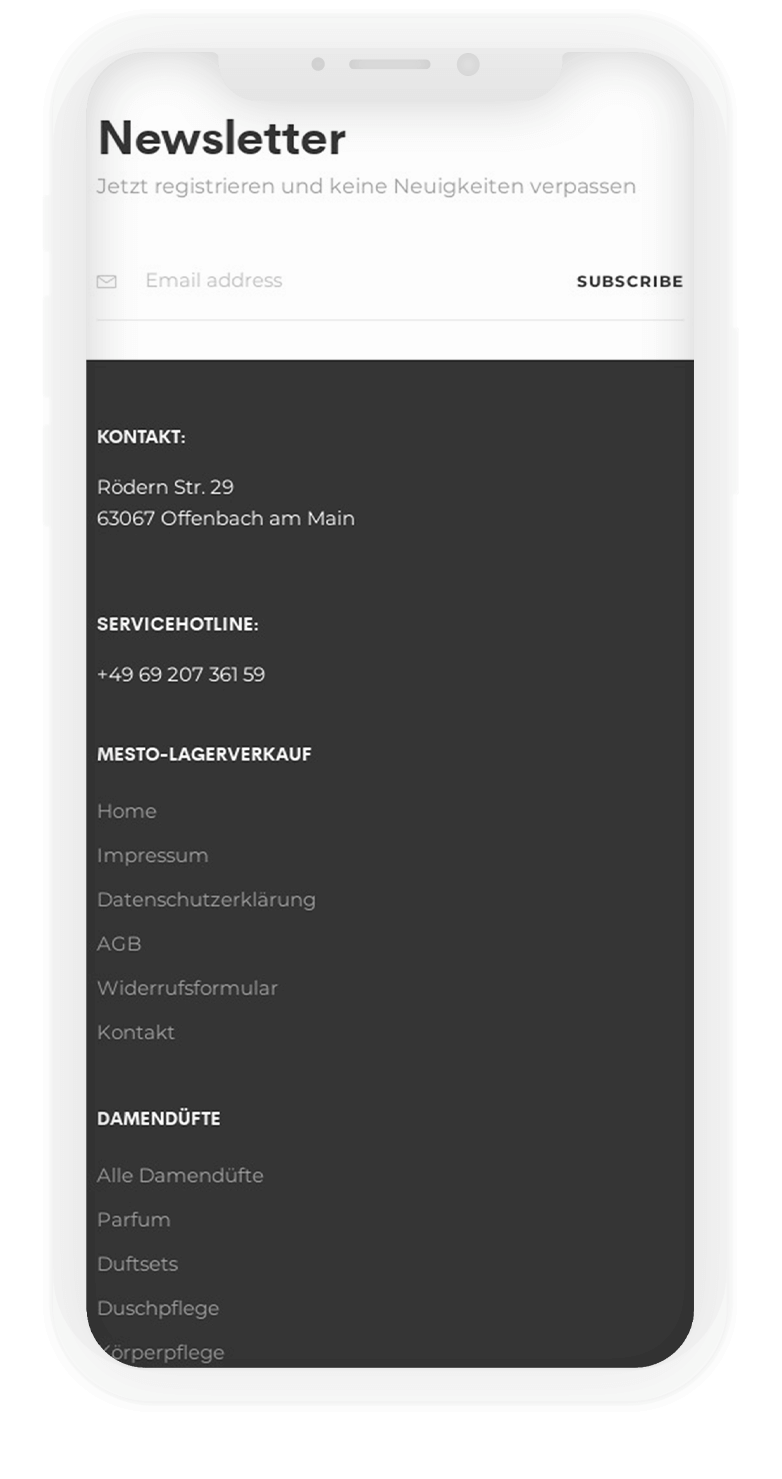 Mesto Lagerverkauf Web Sitesi 6 mesto lagerverkauf Mobile3