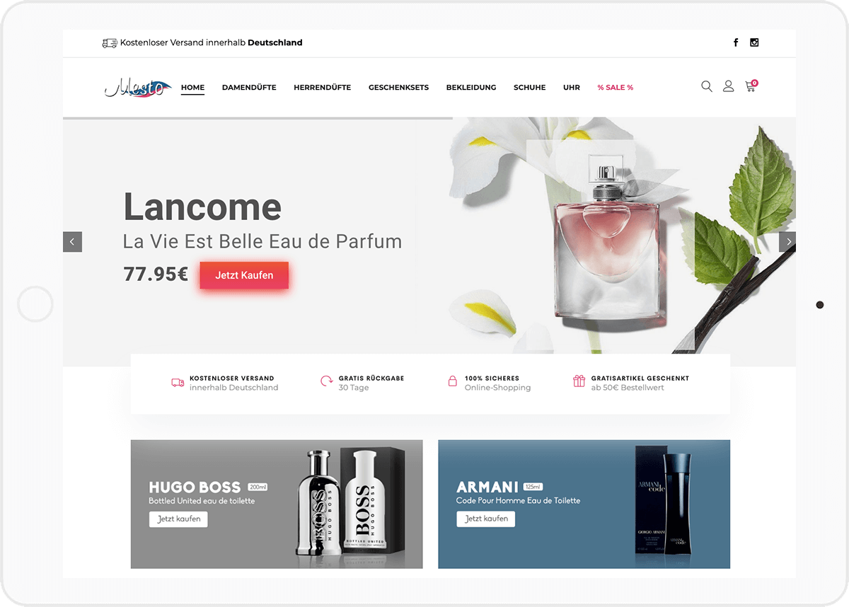 Mesto Lagerverkauf Web Sitesi 2 mesto lagerverkauf tablet