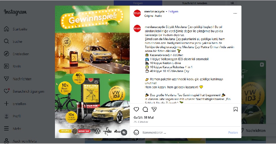 Mevlana Çay Çekilişi İle Geleceğe Bir Yudum 8 cekilis 8